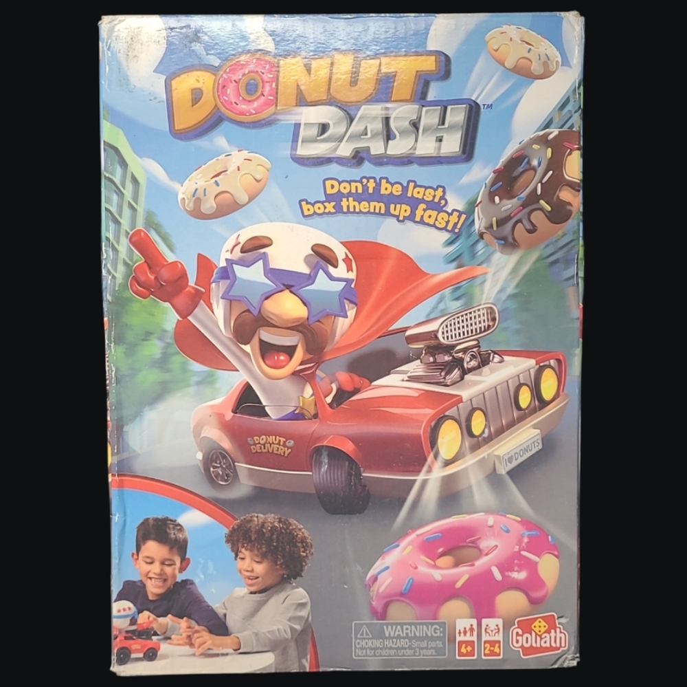 New Sealed In Box Goliath-Donut Dash Kids Game "Don't Be Last, Box Them Up! 2022
